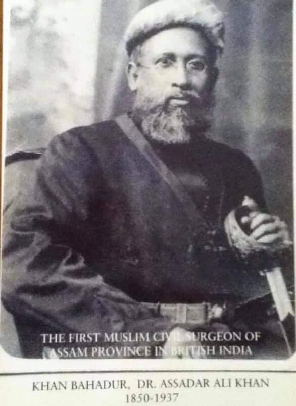 ডা. জোবাইদা রহমানের প্রপিতামহ ডা. খান বাহাদুর আজদার আলী খান