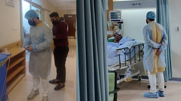ক্রিকেটার মোশাররফ রুবেলকে দেখতে হাসপাতালে বিএনপি নেতা ইশরাক ক্রিকেটার মোশাররফ রুবেলকে দেখতে হাসপাতালে বিএনপি নেতা ইশরাক