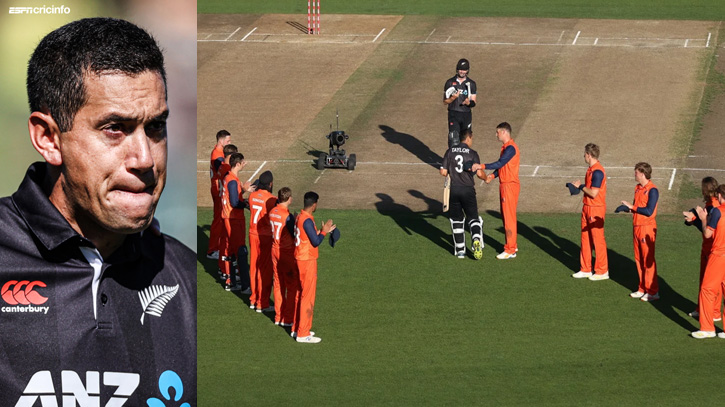 বিদায়ী ম্যাচে আবেগী টেইলর, পেলেন গার্ড অব অনার