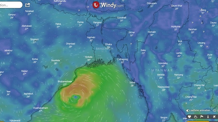 এগুচ্ছে ঘূর্ণিঝড় গুলাবঃ সমুদ্রবন্দরে দুই নম্বর সংকেত এগুচ্ছে ঘূর্ণিঝড় গুলাবঃ সমুদ্রবন্দরে দুই নম্বর সংকেত