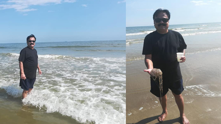 গ্যাল্ভেস্টোন সি বিচের নোনাজলের বালুকাবেলায় জেলিফিসের কান্না গ্যাল্ভেস্টোন সি বিচের নোনাজলের বালুকাবেলায় জেলিফিসের কান্না
