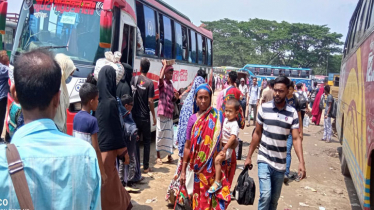 পাটুরিয়ায় ঈদ ফেরত যাত্রীদের চাপ বেড়েছে