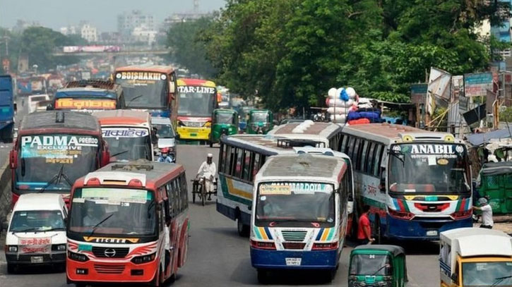 বাস ভাড়া বাড়ানোর দাবি গণপরিবহন মালিকদের