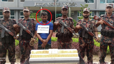 জব্দকৃত মোটরসাইকেলে মিললো সাড়ে ৬ কোটি টাকার সোনা