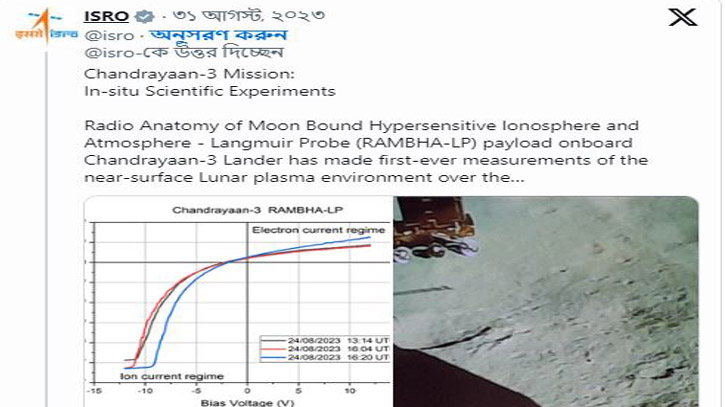 চাঁদে ভূমিকম্প! ল্যান্ডার বিক্রম রেকর্ড করল সিসমিক অ্যাক্টিভিটি