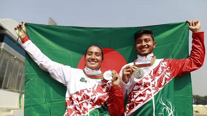 বাংলাদেশকে সোনা এনে দিলেন রুবেল-দিয়া জুটি বাংলাদেশকে সোনা এনে দিলেন রুবেল-দিয়া জুটি