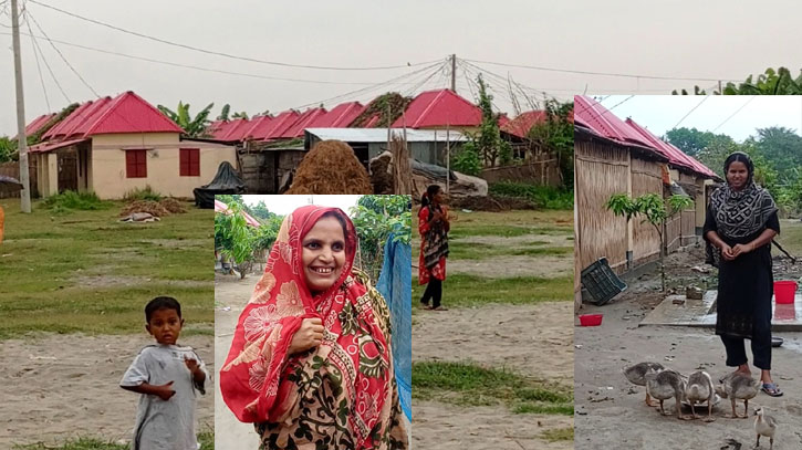 ‌‘আশ্রয়ণ প্রকল্পে আইস্যা জীবনডারে গুছায় নিবার পারতেছি’