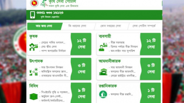 এক প্ল্যাটফর্মে কৃষির ৪৫ সেবা