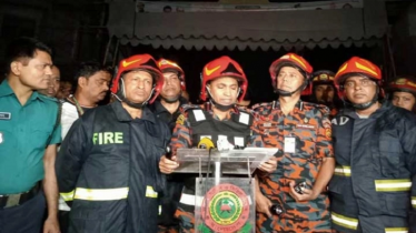 কাপ্তানবাজারের আগুনে ক্ষতিগ্রস্ত হানিফ ফ্লাইওভার