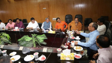 রাবি উপাচার্যের সঙ্গে ভারতীয় প্রতিনিধিদলের মতবিনিময় 
