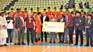 এশিয়ান সেন্ট্রাল ভলিবলে প্রথমবার চ্যাম্পিয়ন বাংলাদেশ