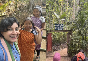 ছবির মত সাজানো খাসিয়া পল্লীতে একদিন