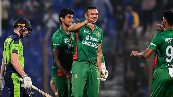 বৃষ্টিবিঘ্নিত ম্যাচে আইরিশদের বিপক্ষে দাপুটে জয় পেলো বাংলাদেশ বৃষ্টিবিঘ্নিত ম্যাচে আইরিশদের বিপক্ষে দাপুটে জয় পেলো বাংলাদেশ