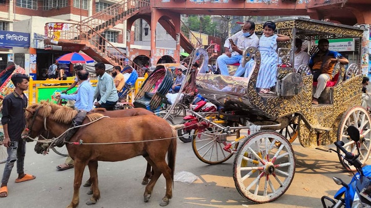 জৌলুস হারিয়েছে ঐতিহ্যবাহী টমটম গাড়ি জৌলুস হারিয়েছে ঐতিহ্যবাহী টমটম গাড়ি