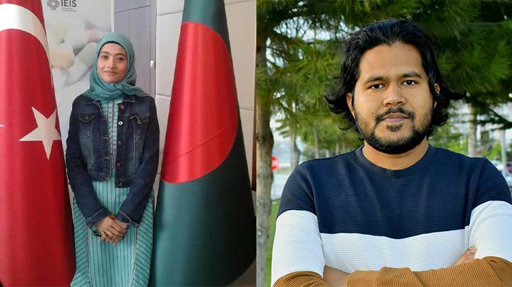 তুরস্কে বাংলাদেশি স্টুডেন্টস কমিউনিটির সভাপতি মোবাশ্বেরা, সেক্রেটারি মাহমুদ তুরস্কে বাংলাদেশি স্টুডেন্টস কমিউনিটির সভাপতি মোবাশ্বেরা, সেক্রেটারি মাহমুদ