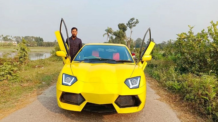 স্পোর্টস কার ল্যাম্বরগিনি তৈরী করেছেন মোটর মেকানিক স্পোর্টস কার ল্যাম্বরগিনি তৈরী করেছেন মোটর মেকানিক