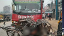 বিআরটিসি বাসের চাপায় ৪ জন নিহত
