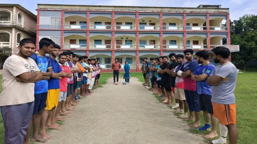 রবীন্দ্র বিশ্ববিদ্যালয়ে আন্ত:ফুটবল টুর্নামেন্টের ফাইনাল খেলা অনুষ্ঠিত