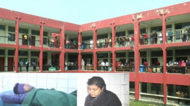 আদালতের বারান্দায় ধস্তাধস্তি, তিনতলা থেকে পড়ে গেলেন স্বামী-স্ত্রী