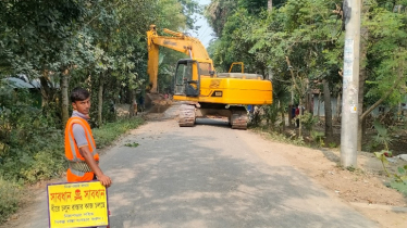 শার্শা টু ব্যাংদাহ সড়কের উন্নয়ন কাজ শুরু, খুশি কয়েক লাখ মানুষ