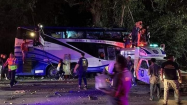 থাইল্যান্ডে গাছের সঙ্গে যাত্রীবাহী বাসের ধাক্কা, নিহত ১৪