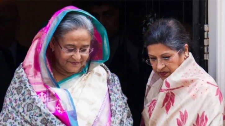 দেশ ছাড়লেন শেখ হাসিনা ও শেখ রেহানা দেশ ছাড়লেন শেখ হাসিনা ও শেখ রেহানা