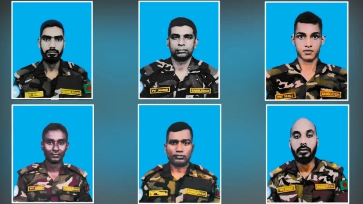 সুদানে নিহত ৬ বীর সেনার জানাজা অনুষ্ঠিত, রাষ্ট্রীয় মর্যাদায় হবে দাফন