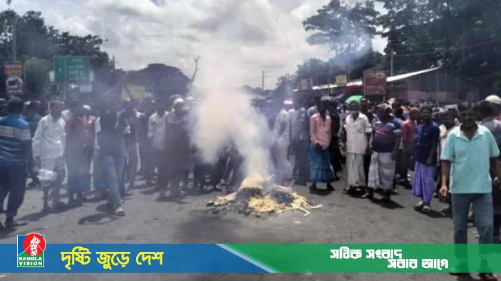 ভাঙ্গা উপজেলা পরিষদ ও থানায় হামলা-ভাঙচুর
