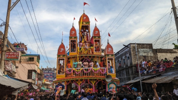 পবিত্র রথযাত্রা উৎসব আজ পবিত্র রথযাত্রা উৎসব আজ