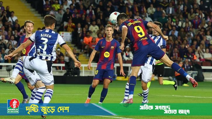 রিয়াল মাদ্রিদকে টপকে পয়েন্ট টেবিলের শীর্ষে বার্সেলোনা