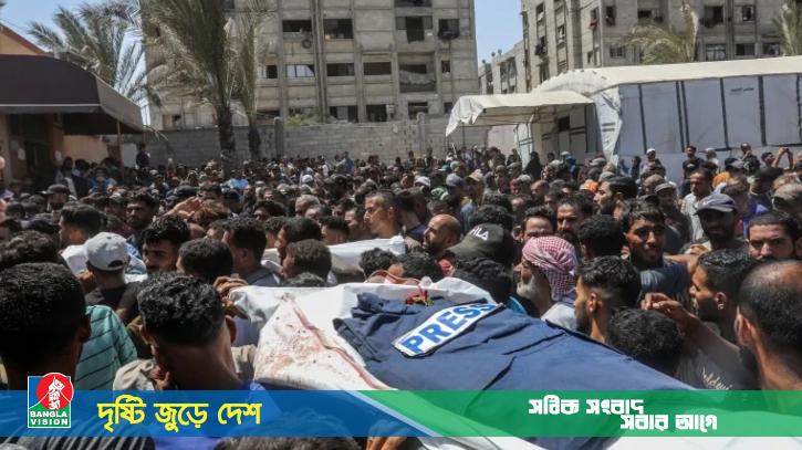 গাজার নাসের হাসপাতালে ইসরাইলি বোমা হামলায় ৫ সাংবাদিকসহ নিহত ২১