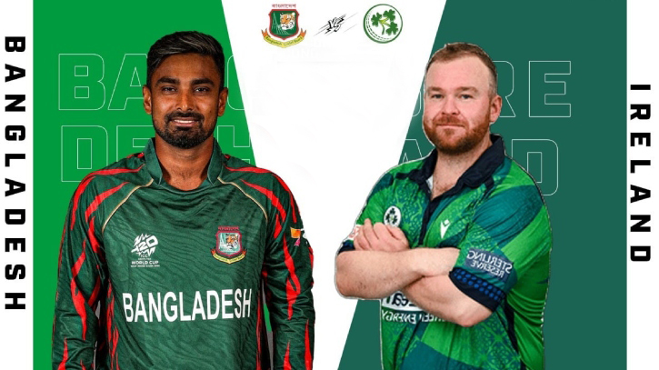 সমতা ফেরানো লড়াই টাইগারদের, ব্যাটিংয়ে আইরিশরা