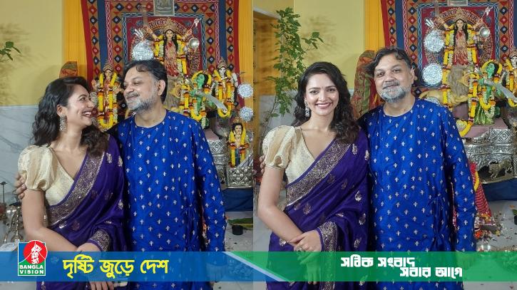পাশে নেই মিথিলা, পূজায় বান্ধবীর সঙ্গে ঘুরছেন সৃজিত
