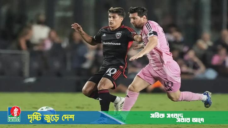 মায়ামির হয়ে জোড়া গোল করলেন মেসি