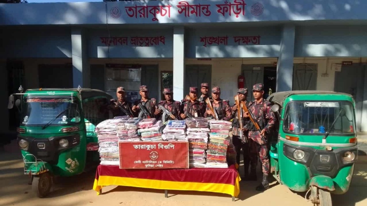 সীমান্তে পৃথক অভিযান, কোটি টাকার ভারতীয় মালামাল জব্দ