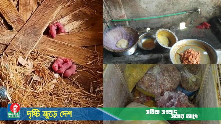 ইঁদুর-মাকড়সায় ভরা রান্নাঘর, বাসি ভাতে শিক্ষার্থীর খাবার