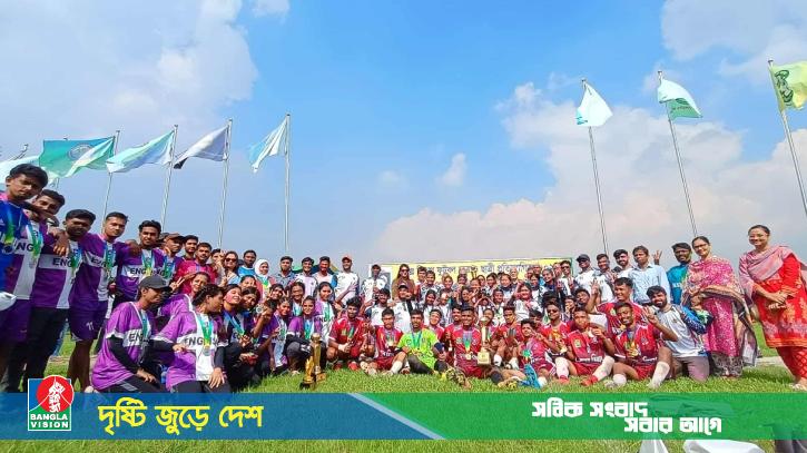 গবিতে আন্তঃবিভাগ ফুটবলে ছেলেদের চ্যাম্পিয়ন বাংলা, মেয়েদের সমাজবিজ্ঞান ও সমাজকর্ম