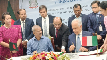 অবৈধ অভিবাসন ঠেকাতে ইতালির সাথে স্মারক সই 