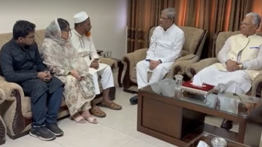 বিমান দুর্ঘটনায় নিহত তৌকিরের পরিবারের পাশে বিএনপি নেতারা