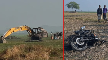জমিতে পুকুর খননে বাধা দেওয়ায় এক্সক্যাভেটর চাপা দিয়ে হত্যা!