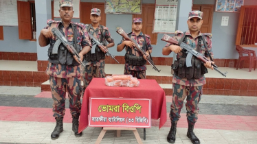 সীমান্ত থেকে ২০ লক্ষাধিক টাকার ওষুধ ও শাড়ি জব্দ 