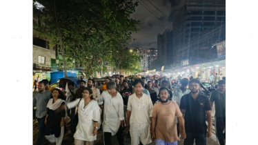 গণসংহতি আন্দোলনের কেন্দ্রীয় কার্যালয়ের পাশে ককটেল বিস্ফোরণে বিক্ষোভ