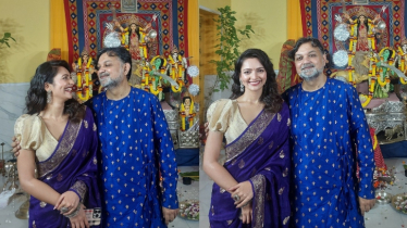 পাশে নেই মিথিলা, পূজায় বান্ধবীর সঙ্গে ঘুরছেন সৃজিত  