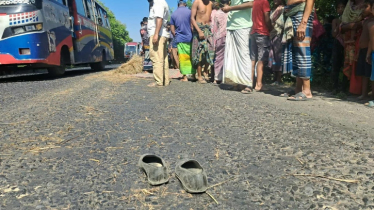 খড় নিয়ে ফেরা হলো না বৃদ্ধের, বাসের ধাক্কায় গেলো প্রাণ