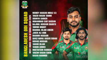 ওয়েস্ট ইন্ডিজের বিপক্ষে অধিনায়ক মিরাজ, আসছে নতুন মুখ অঙ্কন