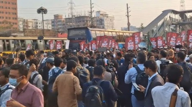 পুলিশি বাধায় বাড্ডা গিয়েই শেষ ‘মার্চ টু ইন্ডিয়ান হাইকমিশন’ কর্মসূচি