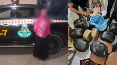 ফ্ল্যাট বাসায় মিললো ৫১ কেজি গাঁজা, নারী মাদক কারবারি আটক