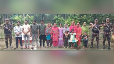 নওগাঁর ধামইরহাটে ১৪ বাংলাদেশিকে পুশইন করলো বিএসএফ