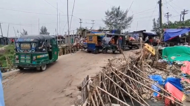 সেতু নির্মাণকাজ বন্ধ রেখে বিকল্প সড়ক না করেই লাপাত্তা ঠিকাদার