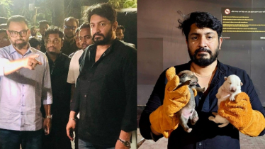 গভীর রাতে মন্ত্রী ও বাওয়া-এর অভিযানে উদ্ধার হলো ৫ কুকুরছানা